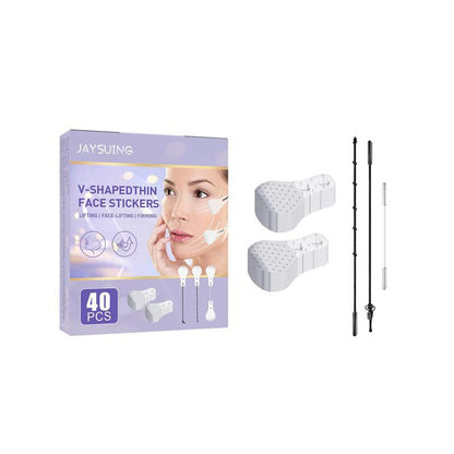 40pcs/box V-shaped Face Lifting Sticker, Facial Skin Firming & Lifting Tool for Women