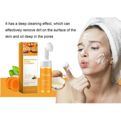 100ml Skin Brightening Facial Cleanser, Deep Cleansing Face Cleanser, Moisturizing Facial Skin Cleanser for Most Skin Types, Back to School