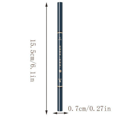 Double-ended Eyebrow Pencil, Waterproof Long Lasting Eyebrow Pencil, Brow Shading & Filling Pencil For Travel, Outing, Daily Use