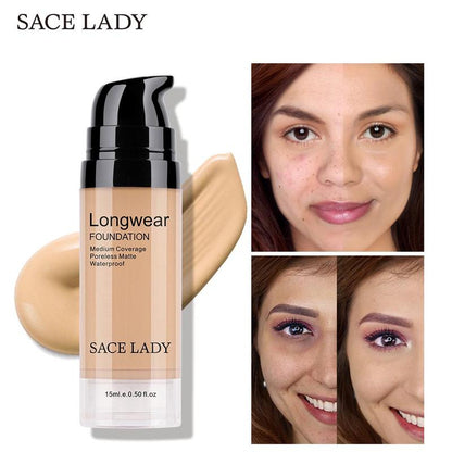 Long-lasting Medium Coverage Foundation (1 Piece), Lightweight Foundation, Moisturizing Foundation, Full Coverage Flawless Makeup Cream, Lightweight Concealer Foundation, Makeup Product