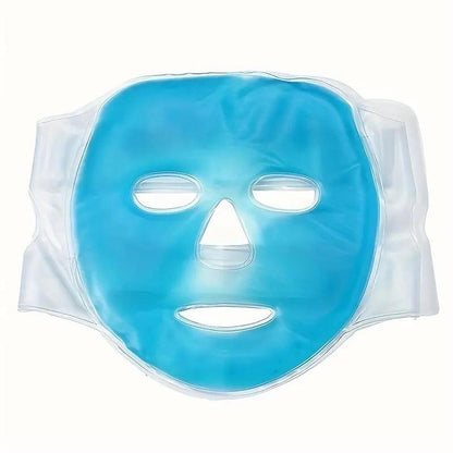 Hot & Cold Ice Pack Mask, Reusable Soft Ice Compress, Facial Spa Relief Skin Care Tool