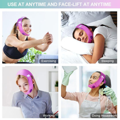 JUSRON 3D Double Chin Reducer Face Strap helps sculpt jawlines and reduce double chins. Made with soft silicone for comfortable wear. Ideal for a more defined facial profile