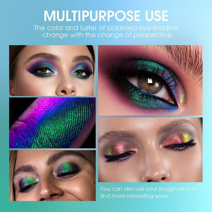 Create Stunning Eye Looks with 6-Color Multi Chrome Chameleon Eyeshadow Sticks & Diamond Shiny Glitter Liquid Eyeshadow Pens