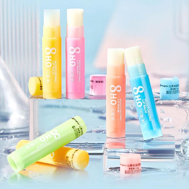 Moisturizing Lip Balms, 6 Counts/set Hydrating Lip Glaze Stick, Nourishing Lip Care Lipsticks for Dry Lips, Multi-use Lip Moisturizer, Lip Care Products