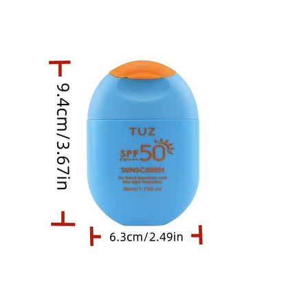 Moisturizing Face SPF50+ Lotion, Long-lasting Sweat And Water Resistance Sun Care Lotion, Lightweight Sunscreen, For All Skin Types And Skin Tones