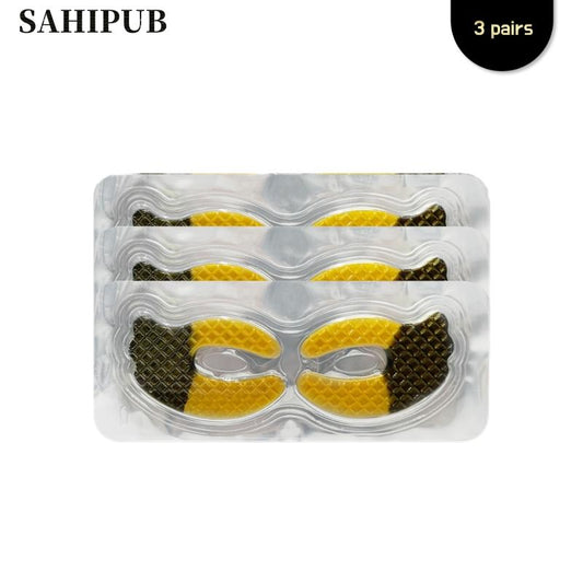 5 boxes + 1 Sahipub 24k Golden Glow whole Eye Patches - Rejuvenating Treatment for Dark Circles, Puffy Eyes, Refreshing, Revitalizing, Travel, Firming, Wrinkles