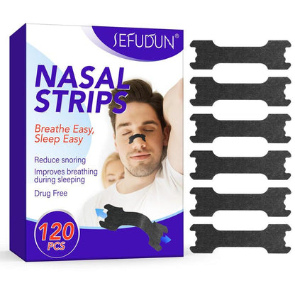 Nasal Strips, 120pcs/box Nose Strips for Breathing, Snoring Relief Nasal Strips, Breathing Aid Nasal Strips, Personal Skincare Product