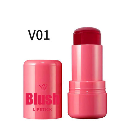 Long Lasting Blush, Multifunctional Blush Stick for Face, Easy Coloring Lip Sticks and Rouge, Moisturizing Lip Stick, Suitable for All Occasions Makeup, Girls and Women Makeup Accessories