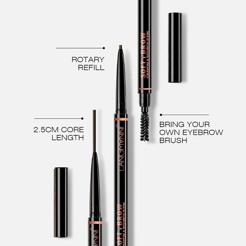 Eyebrow Pencil, Long Lasting Eyebrow Pencil, Brow Styling Brush, Brow Shading & Filling Pencil, Eye Brow Makeup Tool, Brow Styling Products