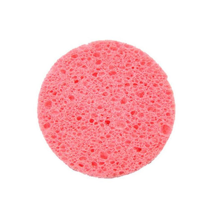 1 Piece Circle Shaped Facial Cleansing Sponge, Round Facial Cleansing Puff, Soft Facial Cleansing Pad