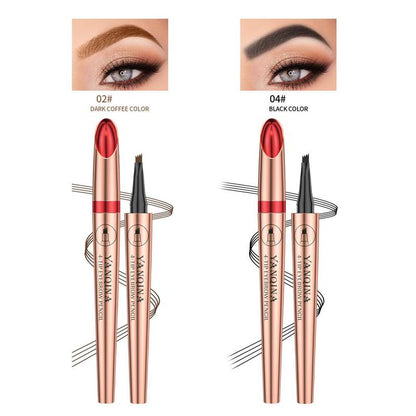 Liquid Eyebrow Pencil, 1 Count Waterproof Long Lasting Eyebrow Pencil, Brow Styling Brush, Brow Shading & Filling Pencil, Brow Brush Makeup Tool, Eye Brow Makeup Products