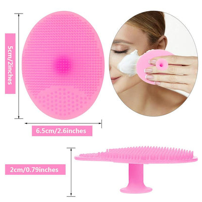 Face Cleaning Face Mask Tool Set, 9pcs/set Bow Headband & Wristbands, Mask Brushes & Silicone Facial Cleansing Brushes, Facial Skin Care Set