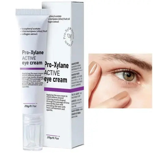 Korea Active Anti-Wrinkle Eye Cream, Pro-Xylane Anti-Aging Active Eye Cream, Active Emulsion, Fade Fine Lines around Eyes, Anti-Wrinkle, Moisturizing, Anti-Aging, Tighten and Delicate Skin