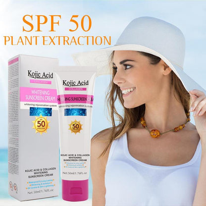 50ml SPF50 Sunscreen Lotion, Moisturizing Sunscreen Cream, Facial Sun Care Product for Women & Men