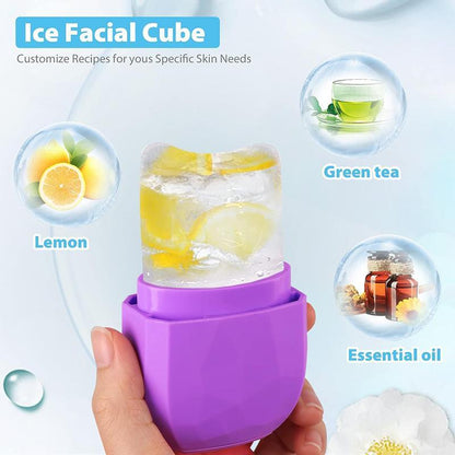 Facial Ice Roller, Ice Cube Face Tools, Skincare Product for Face and Eyes