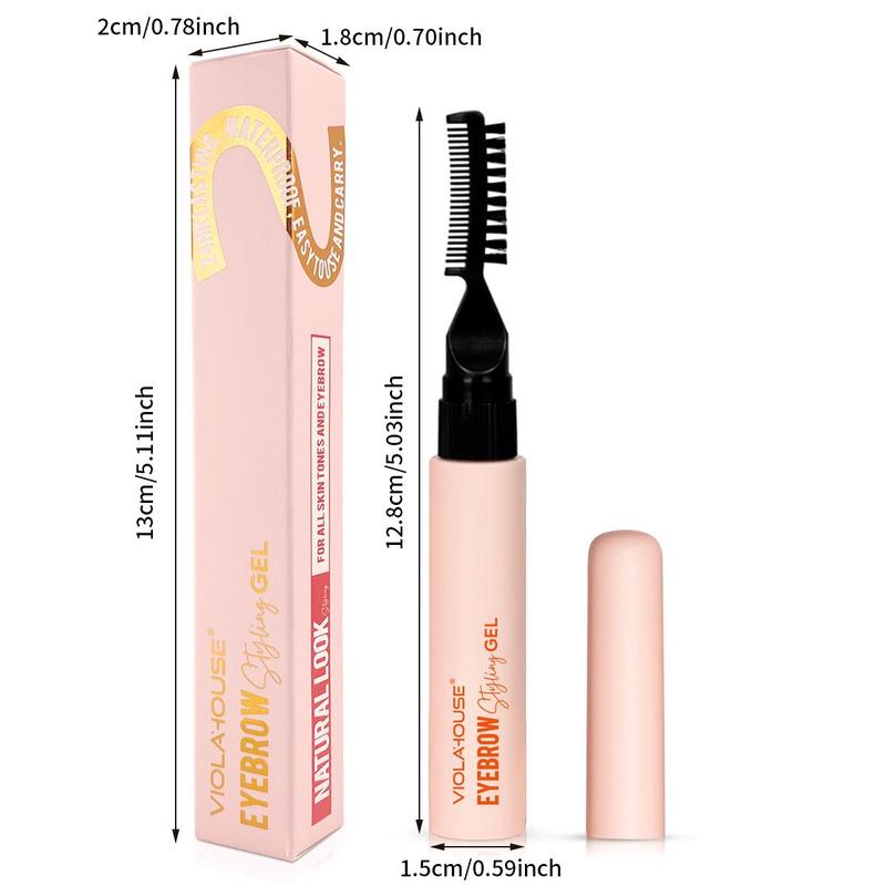 Lengthening Eyebrow Gel, Long Lasting Eyebrow Styling Gel, Natural Eyebrow Makeup Tool for Women