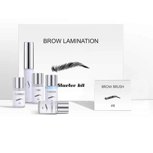 Eyebrow Lamination Kit Brow Lamination Kit,Professional DIY Eyebrows Lift Styling Kit for Fuller and Messy Eyebrows,Lasting 8 Weeks,Suitable for Salon,Home Use