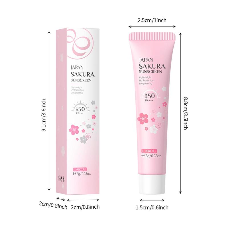 Cherry Blossom Pattern Sun Care Cream, Portable Travel Sun, Moisturizing Sunblock, Sunblocking Lotion, Face Sun Care, Outdoor Sports Sunblock, Waterproof? Sun Care Cream