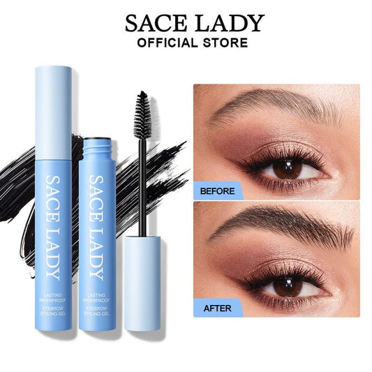 SACE LADY Waterproof Eyebrow Styling Gel With Brush Non Sticky Long-wear Sculpt Lift Brow Styling Soap Eyebrow Makeup