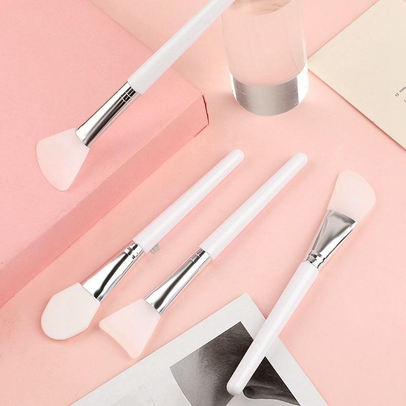 Silicone Long Handle Face Mask Brush Set, 8pcs Facial Mask Applicator Brush, Professional Skin Care Tools