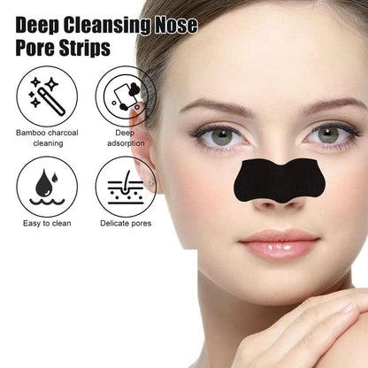 Deep Cleansing Nose Blackhead Pads (10pcs/box*2 Boxes), Facial Pore Cleaner, Blackhead Cleaning Patches, Nose Pore Strips