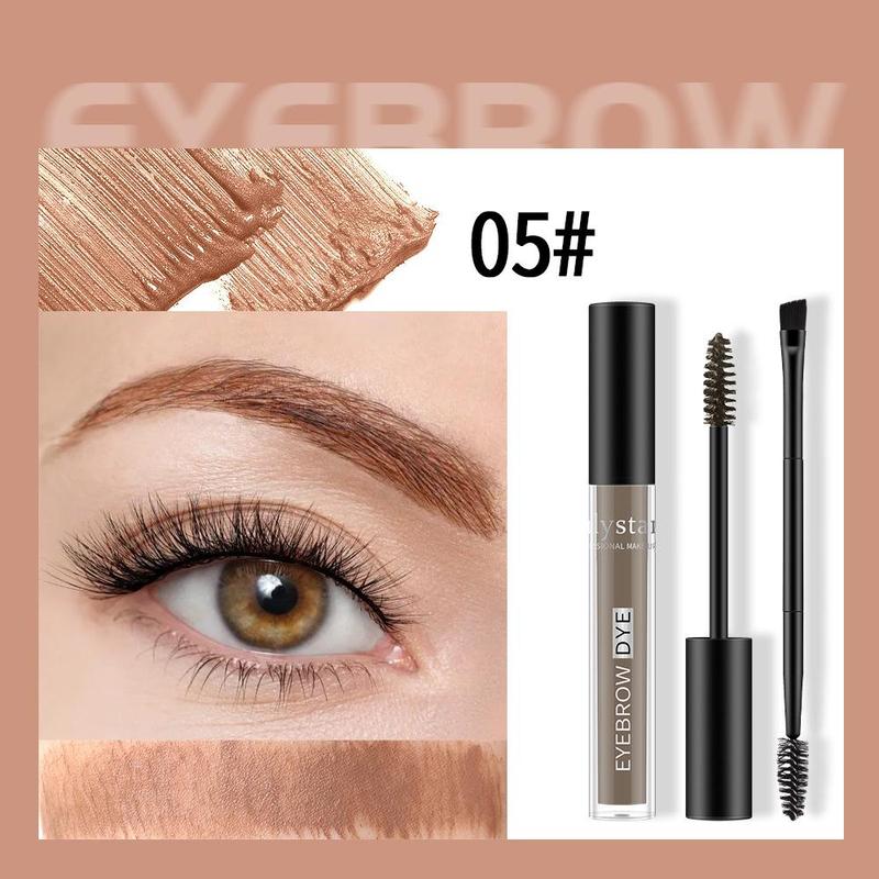 Eyebrow Gel with Double Head Brush Set, Long Lasting Eyebrow Pomade & Brush, Eyebrow Makeup Tool for Women