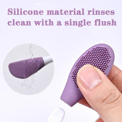 2 In 1 Double-ended Face Mask Brush (1 Piece), Silicone Face Mask Applicator, Facial Skin Care Tool