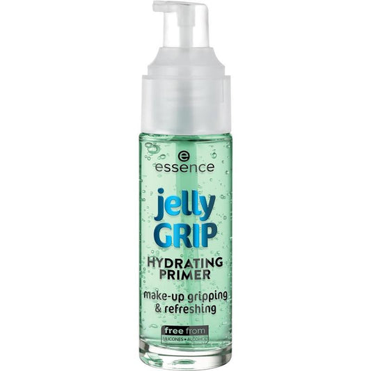 essence Jelly Grip Hydrating Primer, Long-Lasting & Makeup Gripping for Radiant Skin - Vegan & Cruelty Free - Moisturizer Moisturize Moisture Moisturizing Concealer Foundation Skincare Cosmetic