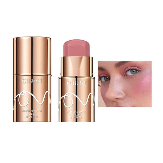 Long Lasting Blush Stick, Natural Look Blush for Daily Makeup, Lightweight Blush for All Skins, Soft Color Shadow, Suitable for All Occasions