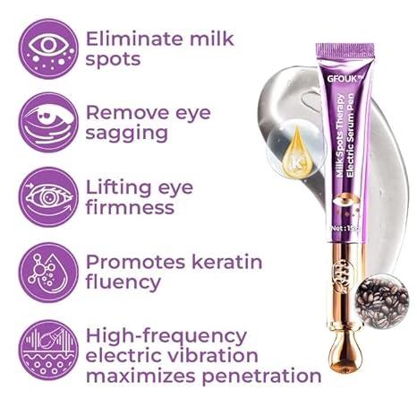 Fill with anti-erinkle firming Electric Serum eye cream, moisturize fine lines, improve dark circles, smooth around eyes like an iron, caffeine eye cream, fine lines and wrinkles, dark circles, vitamin C