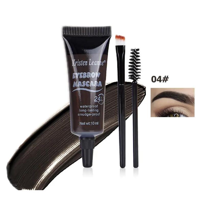 Long Lasting Eyebrow Gel, Waterproof Eyebrow Pomade, Smudge Proof Eyebrow Tinted Cream, Eye Brow Coloring Styling Defining Cream, Long Lasting Eye Brow Coloring Styling Defining Cream