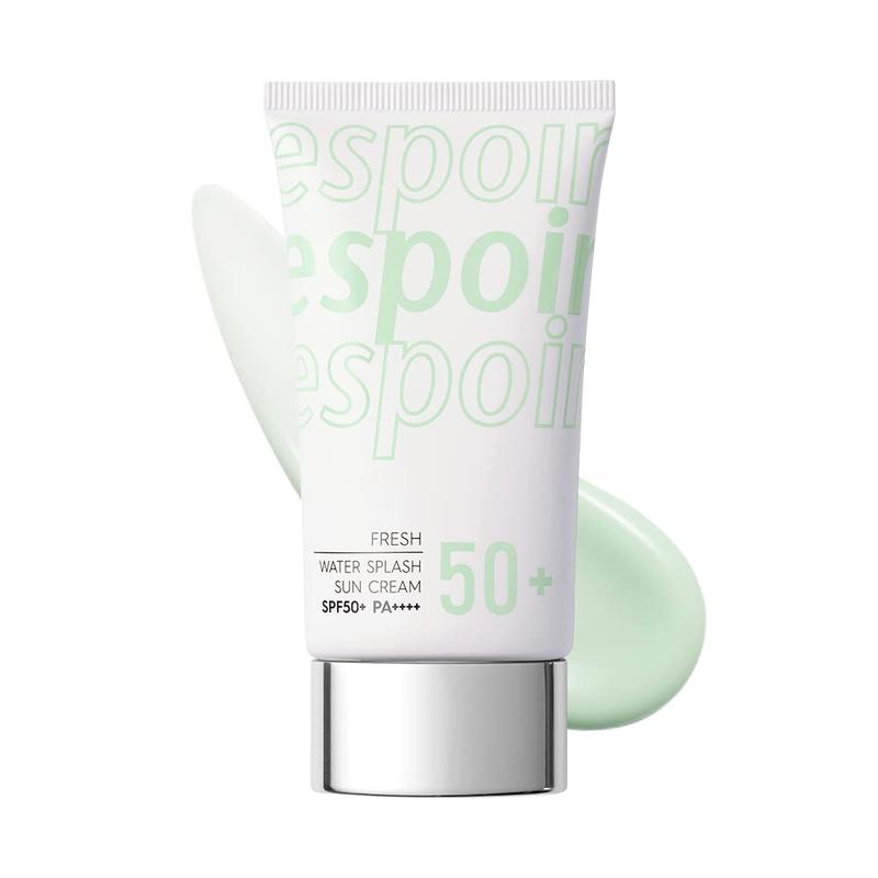 [espoir] Water Splash Sun Cream Fresh SPF50+ PA++++ 60ml, Soothe Skin, Hydrate And Nourish skin, Strong UV Blocking