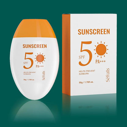 50g Spf50 Pa+++ Sunscreen, Moisturizing Sunscreen, Lightweight and Refreshing Lotion-like Texture, Sunscreen for Men and Women