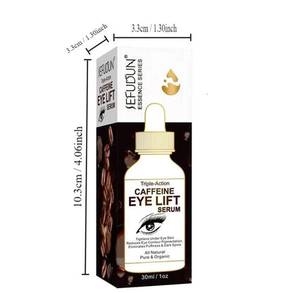 Moisturizing Caffeine Eye Lift Serum, 1/2 Counts Brightening & Firming Under Eye Essence, Beauty & Personal Care Product for Eye Bags and Eye Area