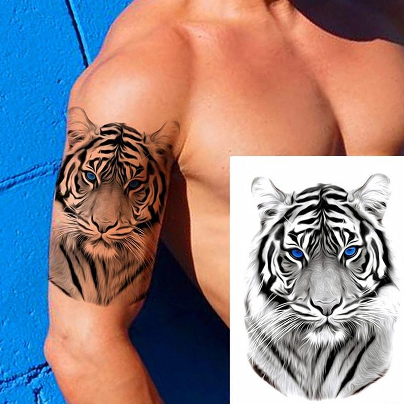 Tiger Temporary Tattoo, Tiger Waterproof Tattoo