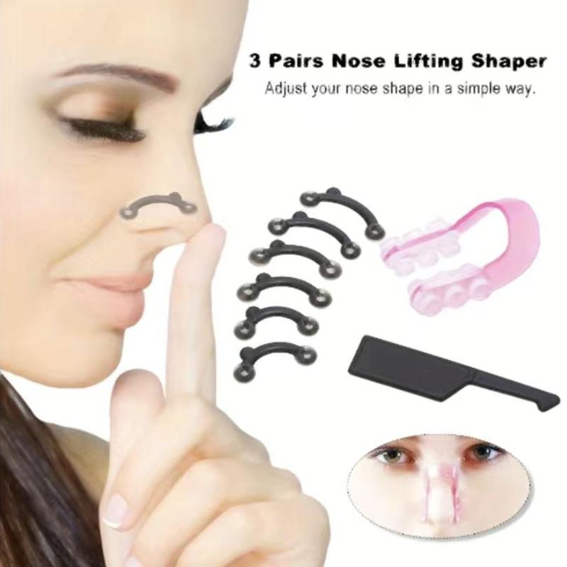 Nose Lifting Shaper, 1 Set?Nose Bridge Straightener for Daily Makeup, Portable Nose Bridge Shaping & Stretching Tool for Women & Girls