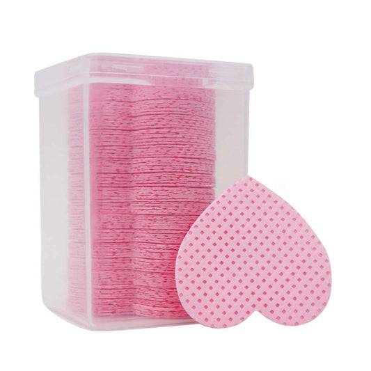 Heart Shaped Makeup Remover Pads, 1set/4sets Xmas Double Sided Dry Cleaning Wipe, Multi-purpose Non-woven Fabric Wipe,?Cosmetic Cleaning Pads, Beauty & Personal Care Supplies