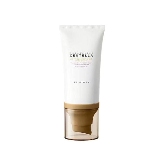 [SKIN1004] Madagascar Centella Air-Fit Suncream Light 50ml SPF30 PA++++,  For All Skin Types, Moisturizing Multi-suncream type, CIca Multi-hyaluronic Fermented, Carming Suncream,  Multi-skincare, Viral Centella Air-Fit Suncream