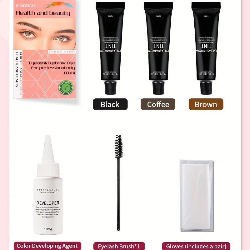 Eyebrow Tint, Waterproof Long Lasting Eyebrow Coloring Cream, Eyebrow Makeup Tool for Women