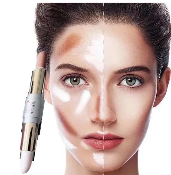 DOUBLE HEADED HIGHLIGHT CONTOUR STICK