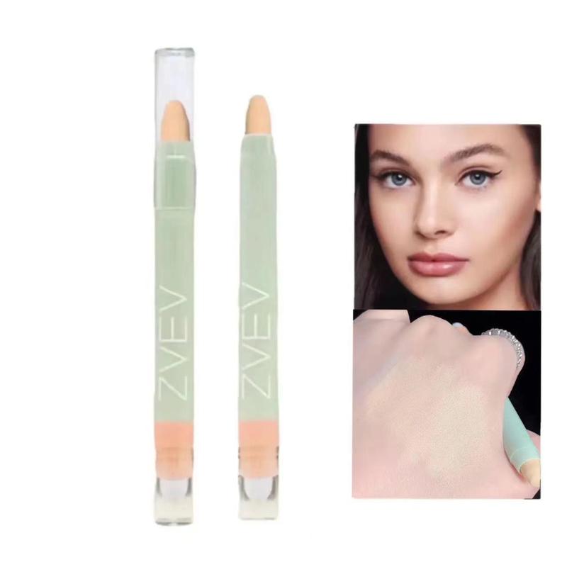 2 In 1 Liquid Concealer Pen (1 Piece), Long Lasting Concealer Stick, Highlighter Pen, Nose Contour Pen, Facial Brightening Makeup Stick