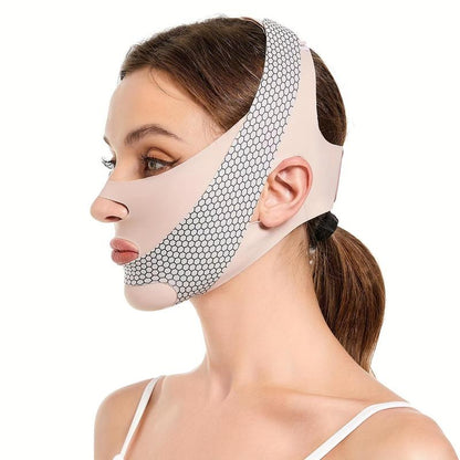 V-shaped Face Skin Care Belt, Breathable Facial Mask for Improving Skin Elasticity, Facial Skin Care Tool for Women