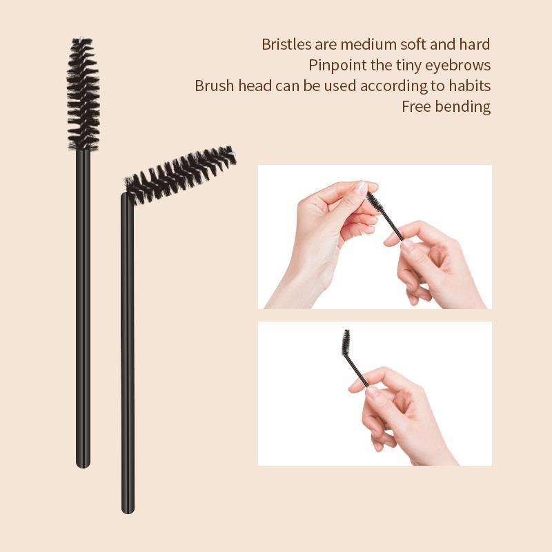 Double-ended Eyebrow Pencil & Clear Eyebrow Gel with Brush, 1 Set Long Lasting Eyebrow Makeup Tool for Daily Use