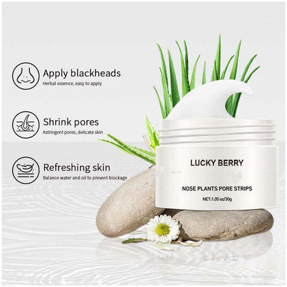 30g Nose Cream with 60pcs Nose Paper (1 Box), Dark Spot Reducer, Deep Cleansing Nose Mask, Facial Skin Care Product