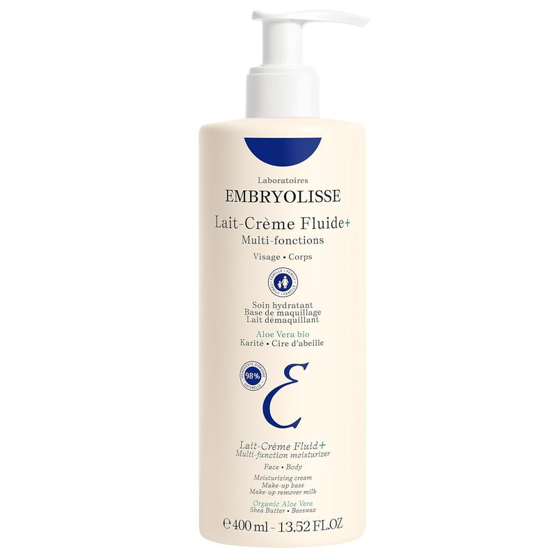 EMBRYOLISSE Lait Creme Fluid+ 13.52 fl.oz. Face & Body Moisturizer - Makeup Primer - after-sun, after-shave - Hydrating Face Moisturizers for All Skin Types