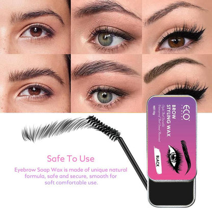 3D Brows Styling Soap, 3pcs/set Mixed Color Long Lasting Natural Eyebrow Wax Eyebrow Gel, Beauty & Personal Care Product for Women