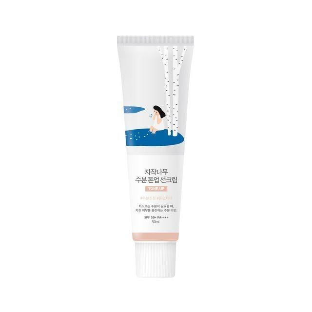 Round Lab - Birch Juice Moisturizing Tone Up  SPF 50+ PA++++ (50ml) Lightweight Sun Cream, Korean Skincare, Facial Hydrating