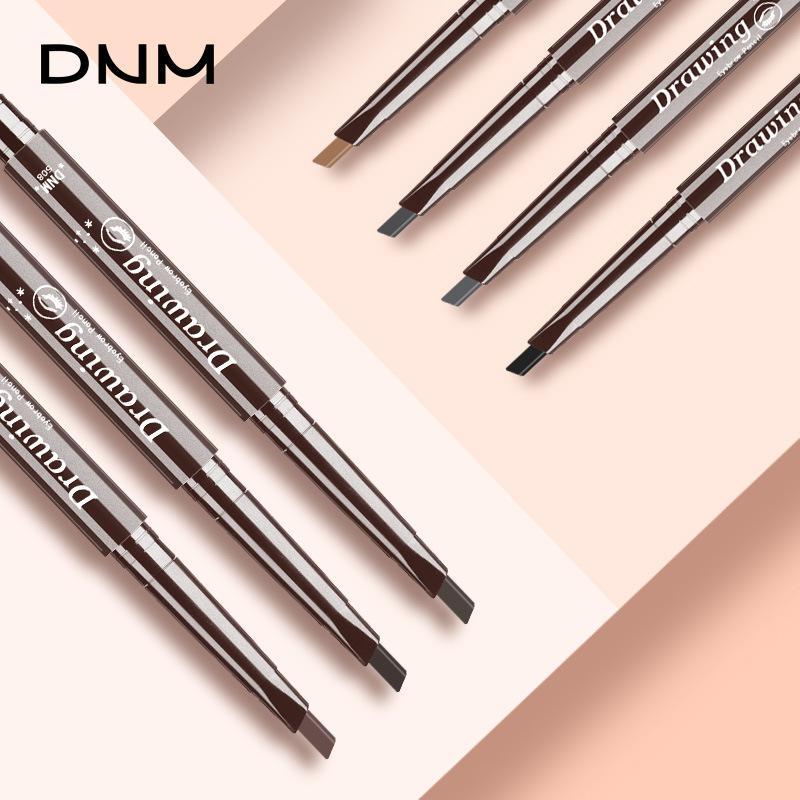 Double-ended Triangular Eyebrow Pencil With Brush, 1 Count Natural And Easy-to-pigment Eyebrow Pencil, Eye Makeup Product