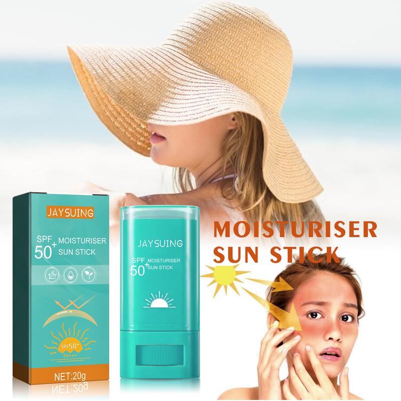 Sunscreen Stick SPF 50+,Face Sunscreen for All Skin Types,Water Resistant & Lightweight,Effective UV Protection Long Lasting Moisturizing Sun Stick Facial Moisturize Skincare Makeup Comfort Skin Repair Hydrating