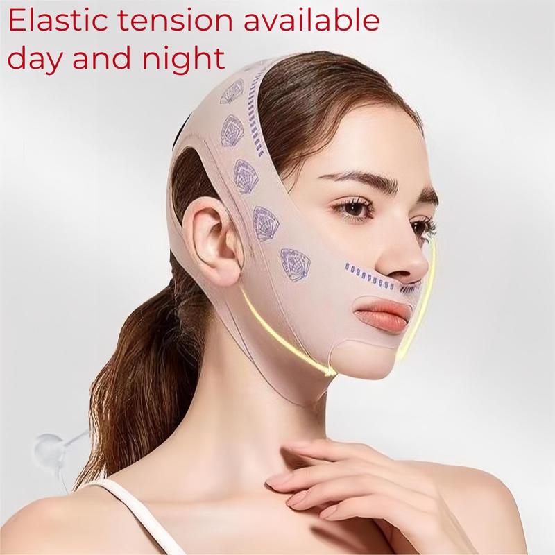 V-shaped Face Lifting Mask, Reusable Face Slimming Strap, Occlusal Muscle Facial Sleeping Mask for Women, Facial Skin Care Tool